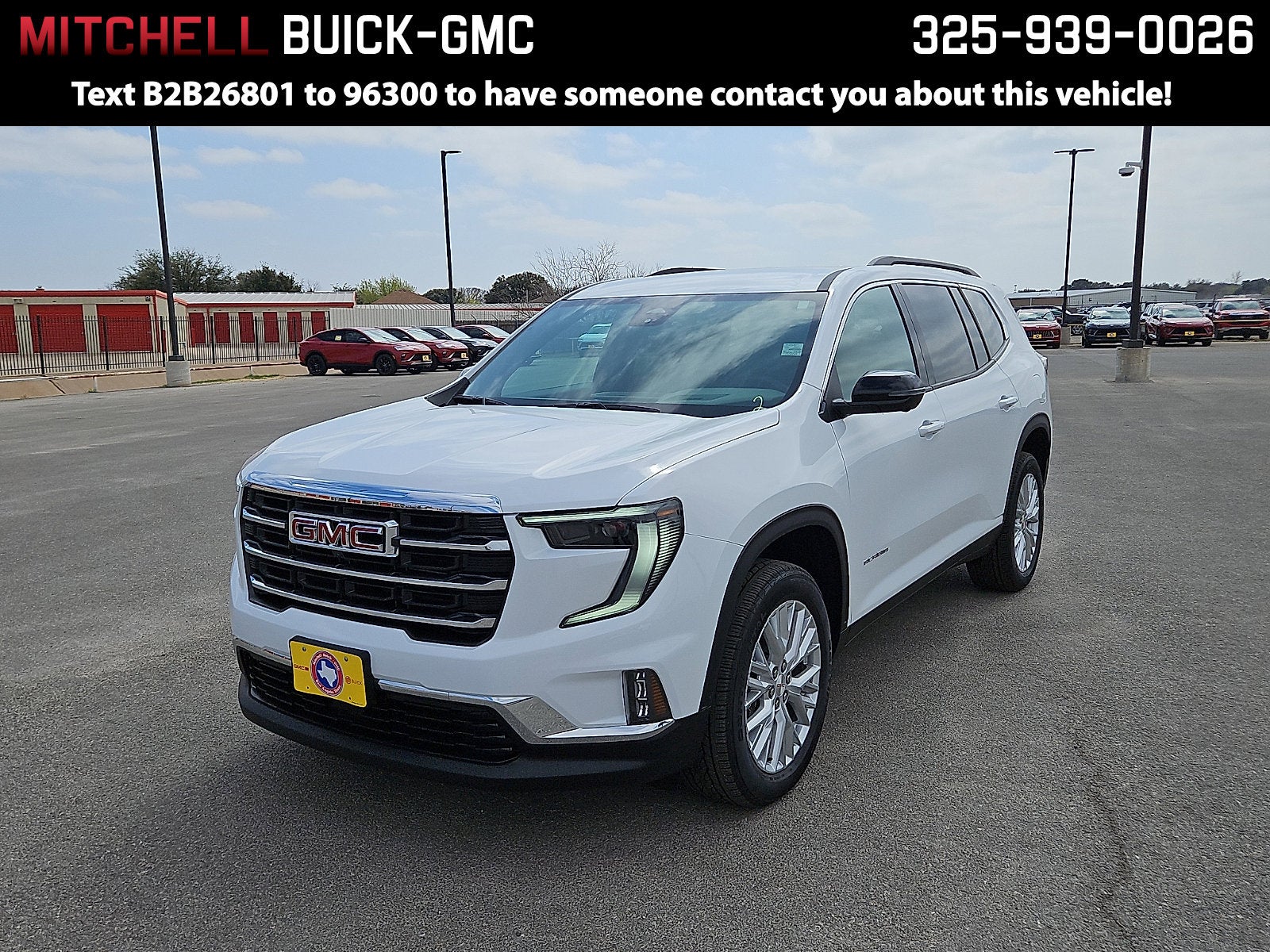 2026 GMC Acadia Elevation