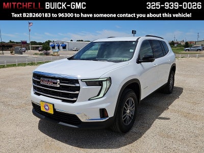 2026 GMC Acadia Elevation