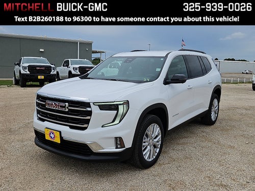 2026 GMC Acadia Elevation