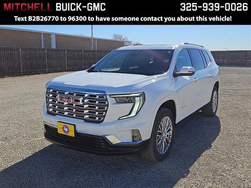 2026 GMC Acadia Denali
