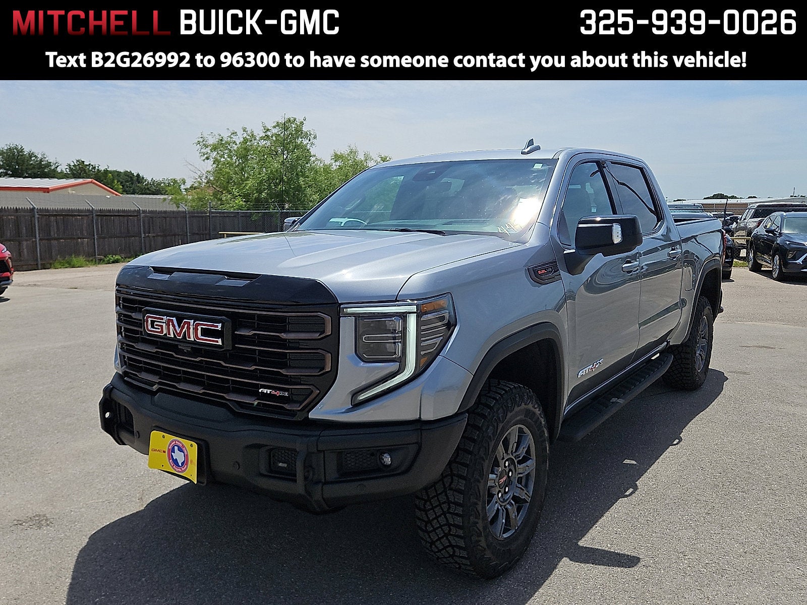 2026 GMC Sierra 1500 AT4X