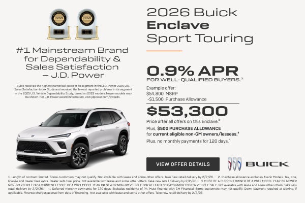 0.9% APR 
FOR WELL-QUALIFIED BUYERS.1

Example offer: 
$54,800 MSRP
$1,500 Purchase Allowance
$53...