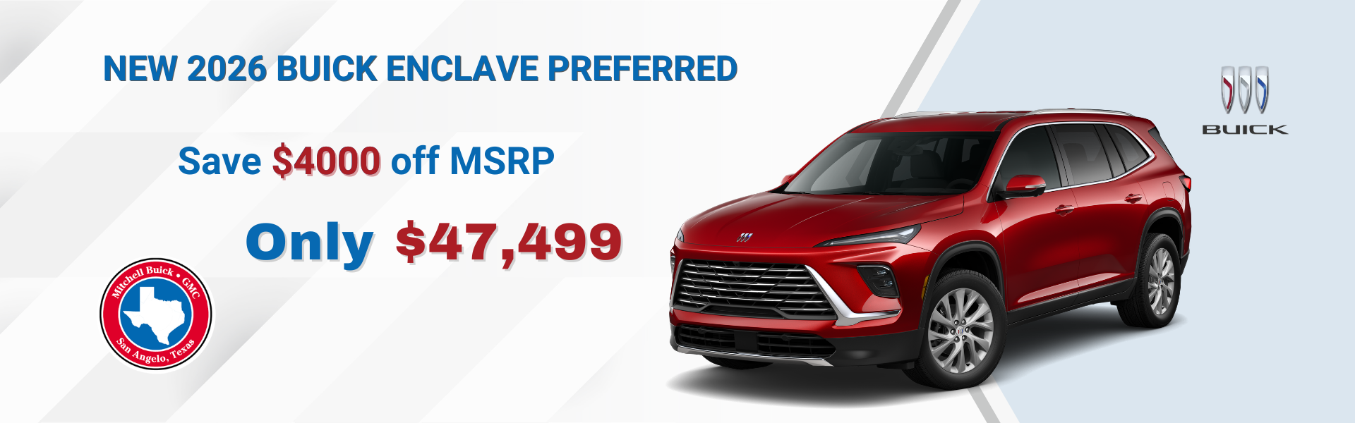 NEW 2026 BUICK ENCLAVE PREFERRED