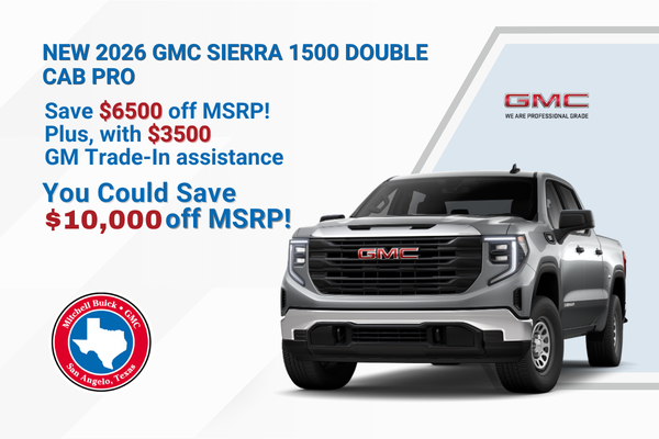 NEW 2026 GMC SIERRA 1500 DOUBLE CAB PRO