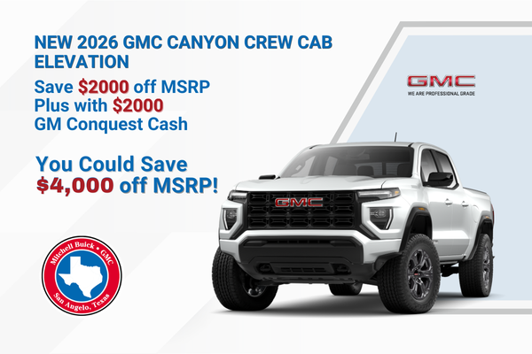 NEW 2026 GMC CANYON CREW CAB ELEVATION