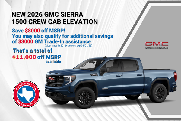 New 2026 GMC Sierra 1500 Crew Cab Elevation