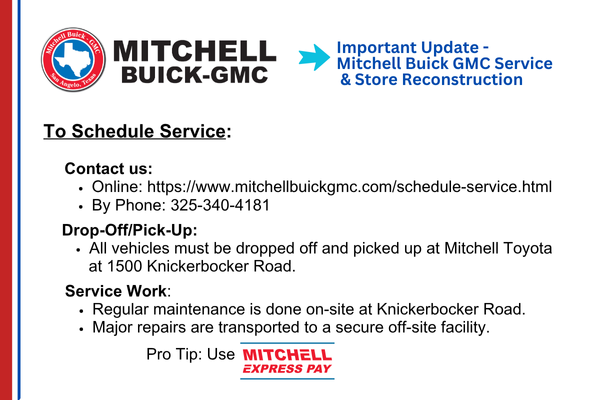 1025 Schedule Update 