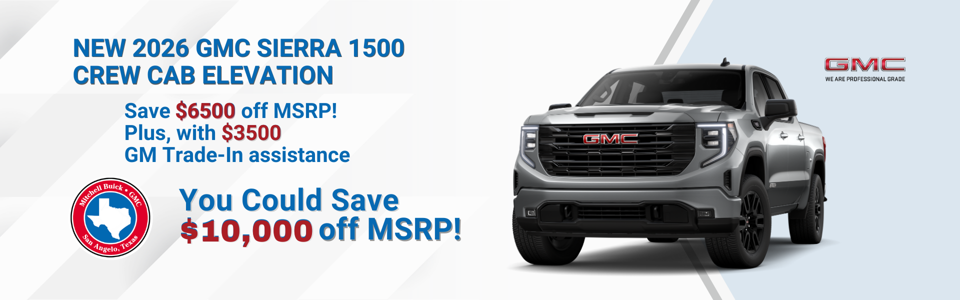 2026 GMC Sierra 1500 Crew Cab Elevation