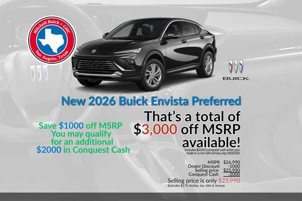 New 2026 Buick Envista Preferred 