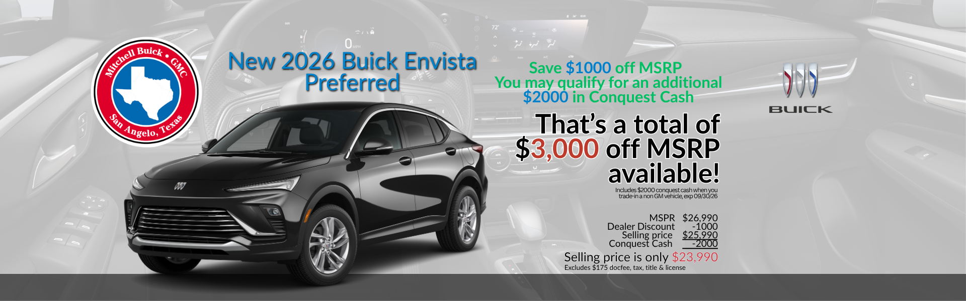 New 2026 Buick Envista Preferred 
